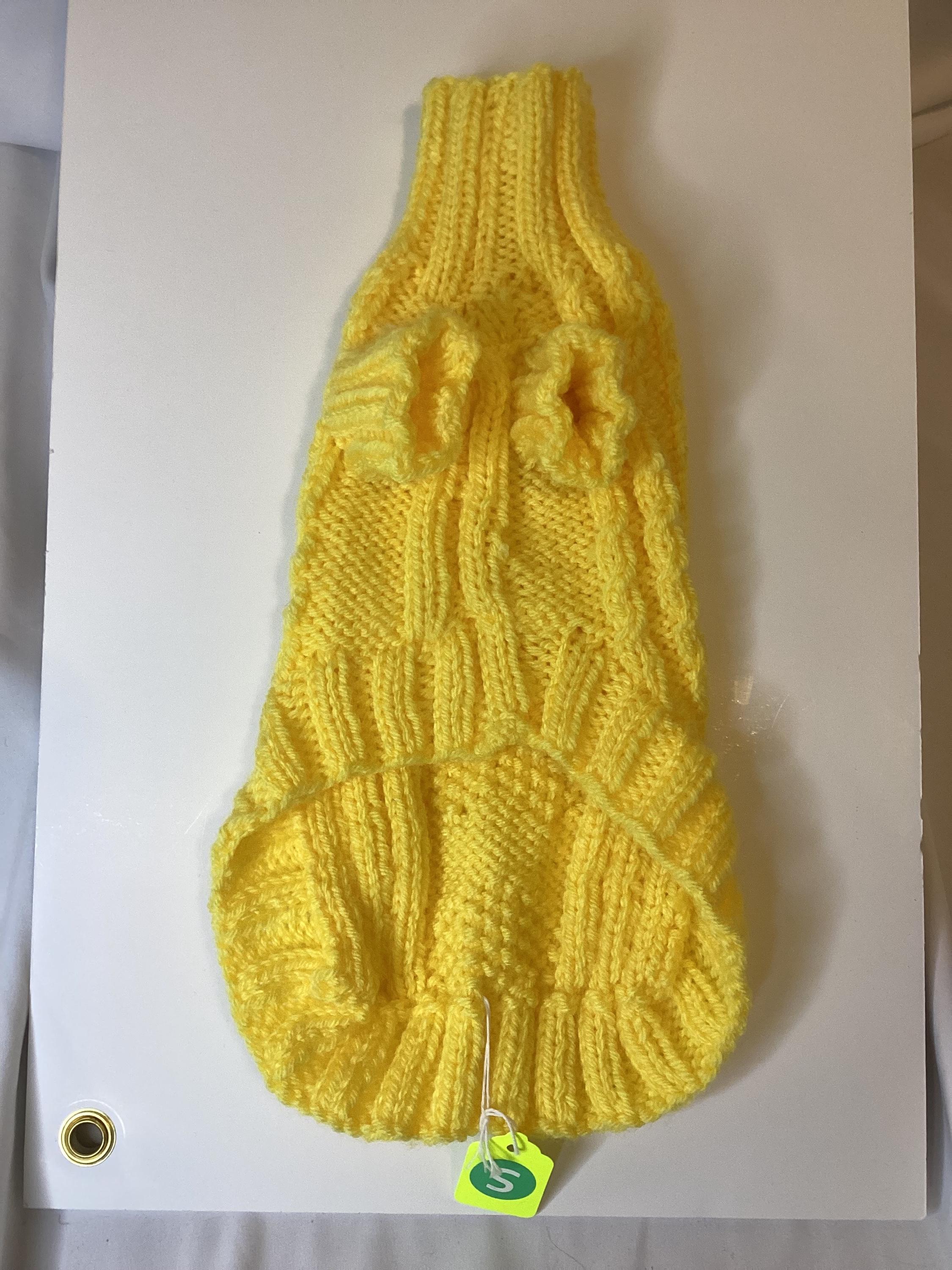 Dog (pet) sweater with hearts, Small (10-25 lbs)