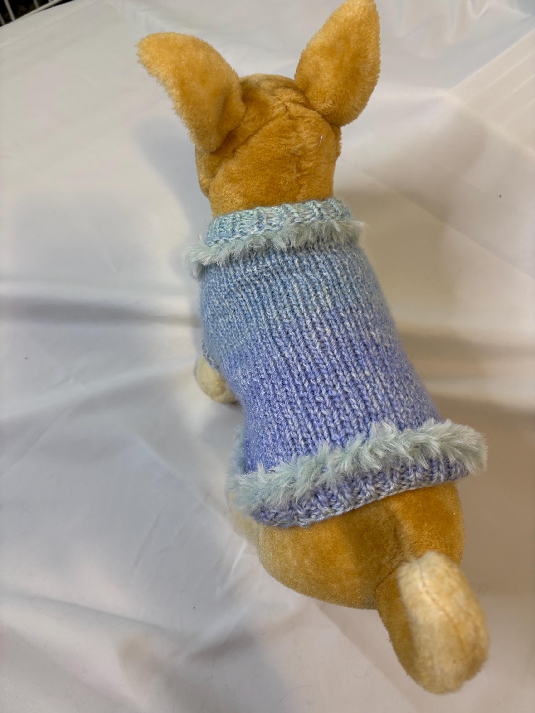 Dog (pet) Faux Fur sweater - X-Small 1-10 lbs