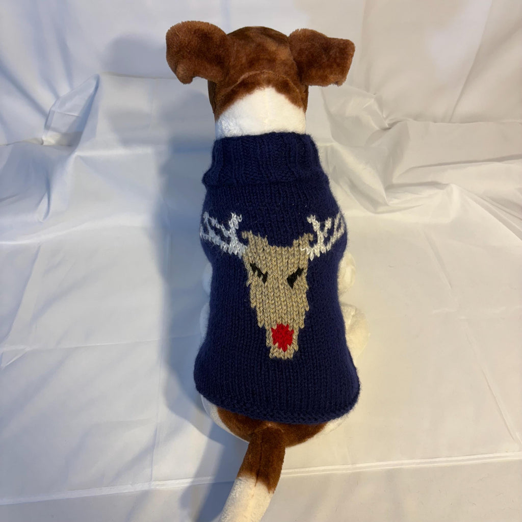 Dog (pet) reindeer sweater - Small 11-25 lbs