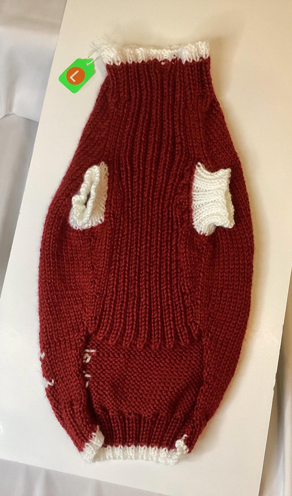 Dog (pet) Snowflake Sweater, Large (41-70 lbs)