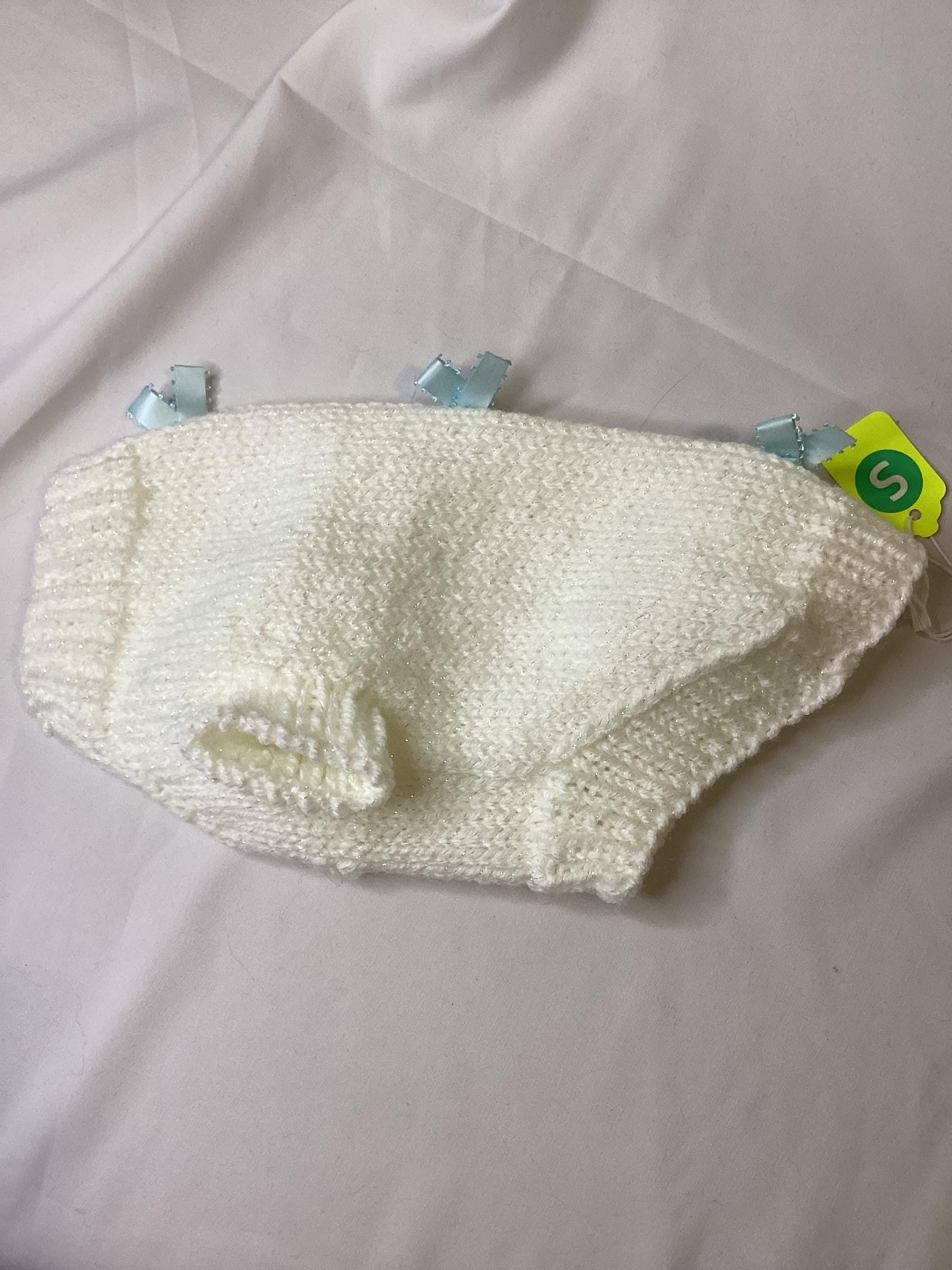 Dog (pet) sweater with blue bows