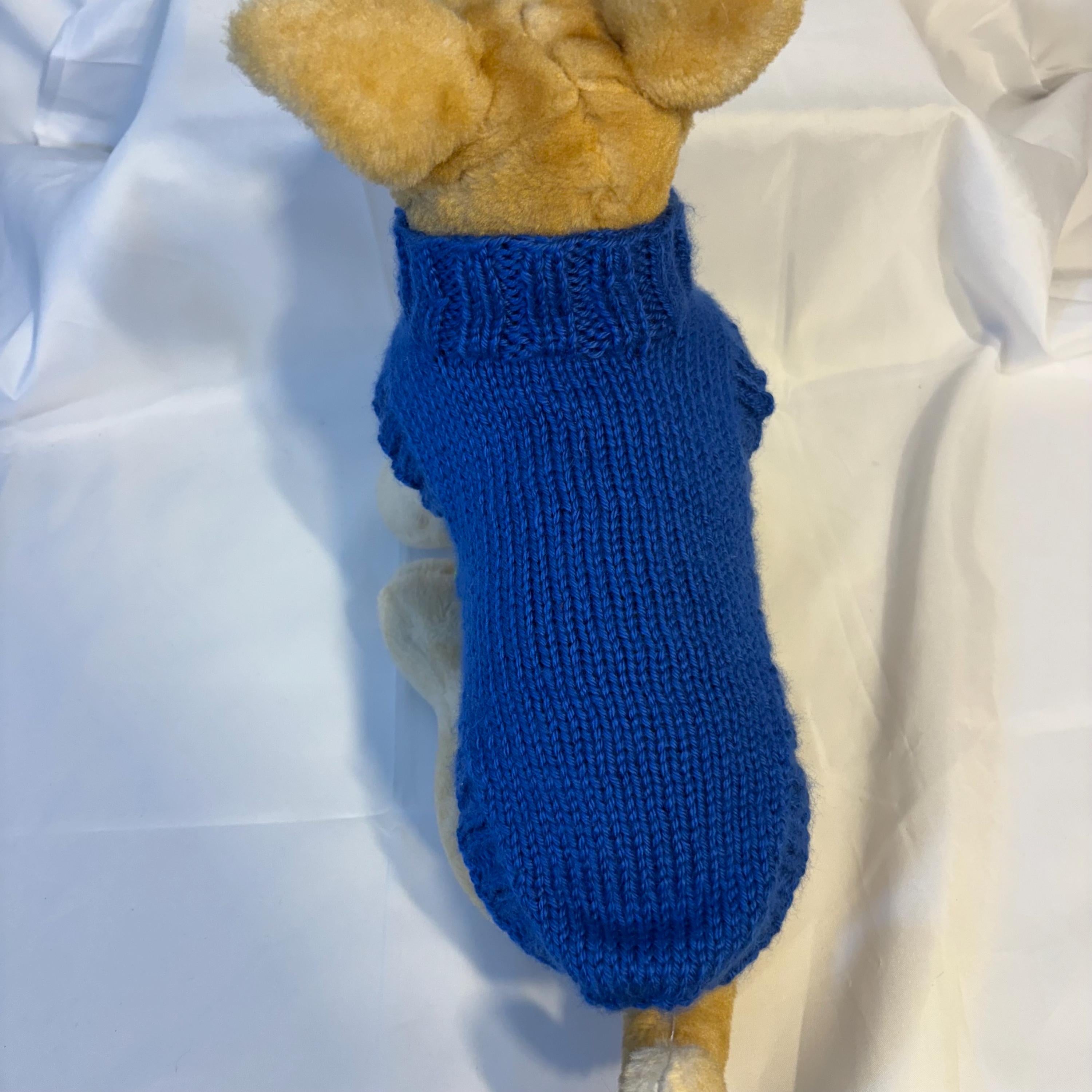 Dog (pet) buttoned sweater - X-Small 1-10 lbs