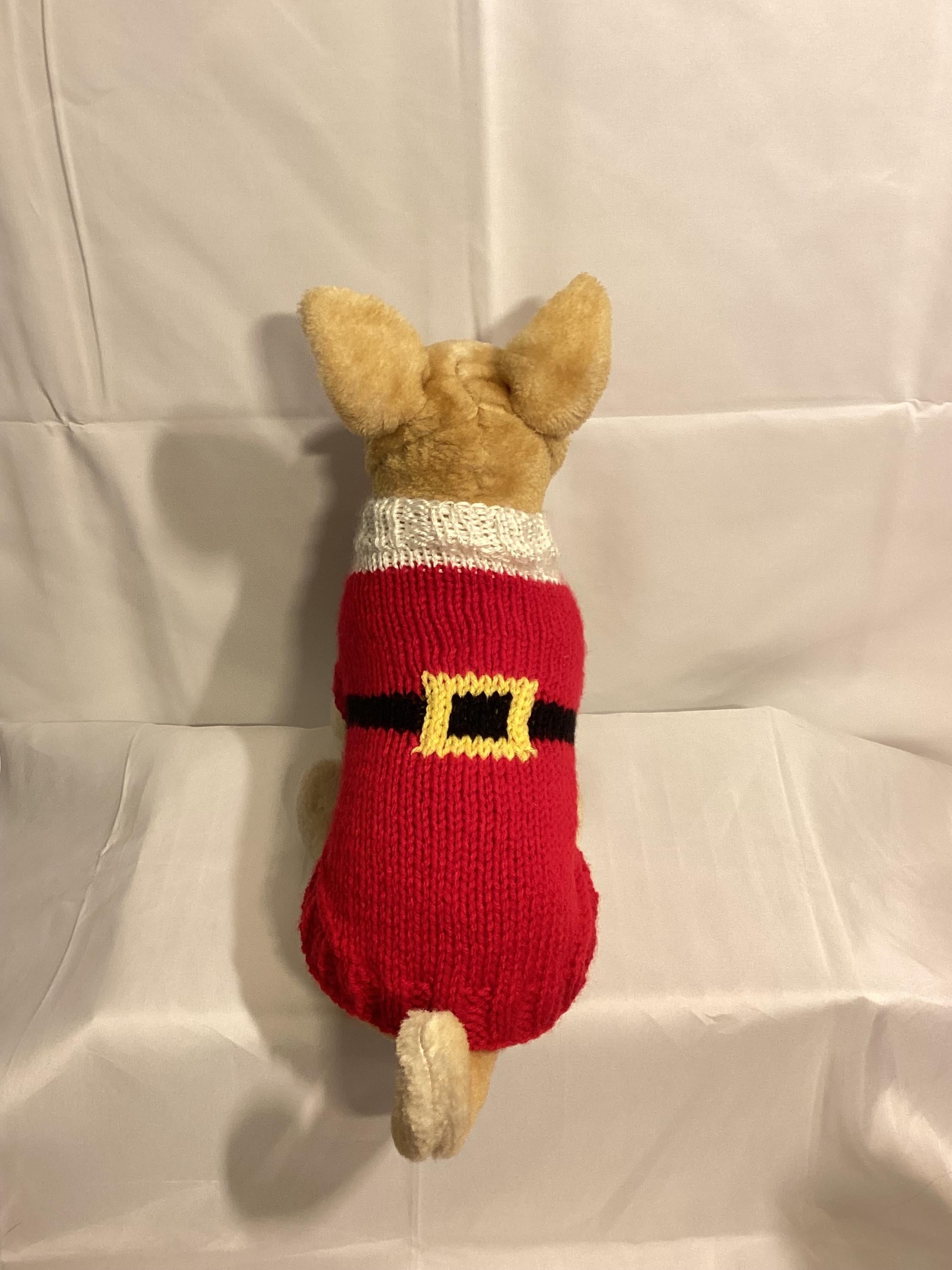 Dog (pet) Santa sweater