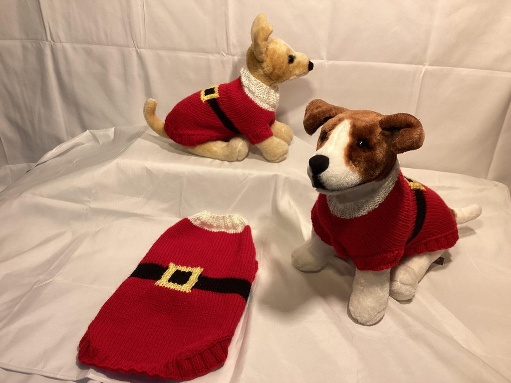 Dog (pet) Santa sweater