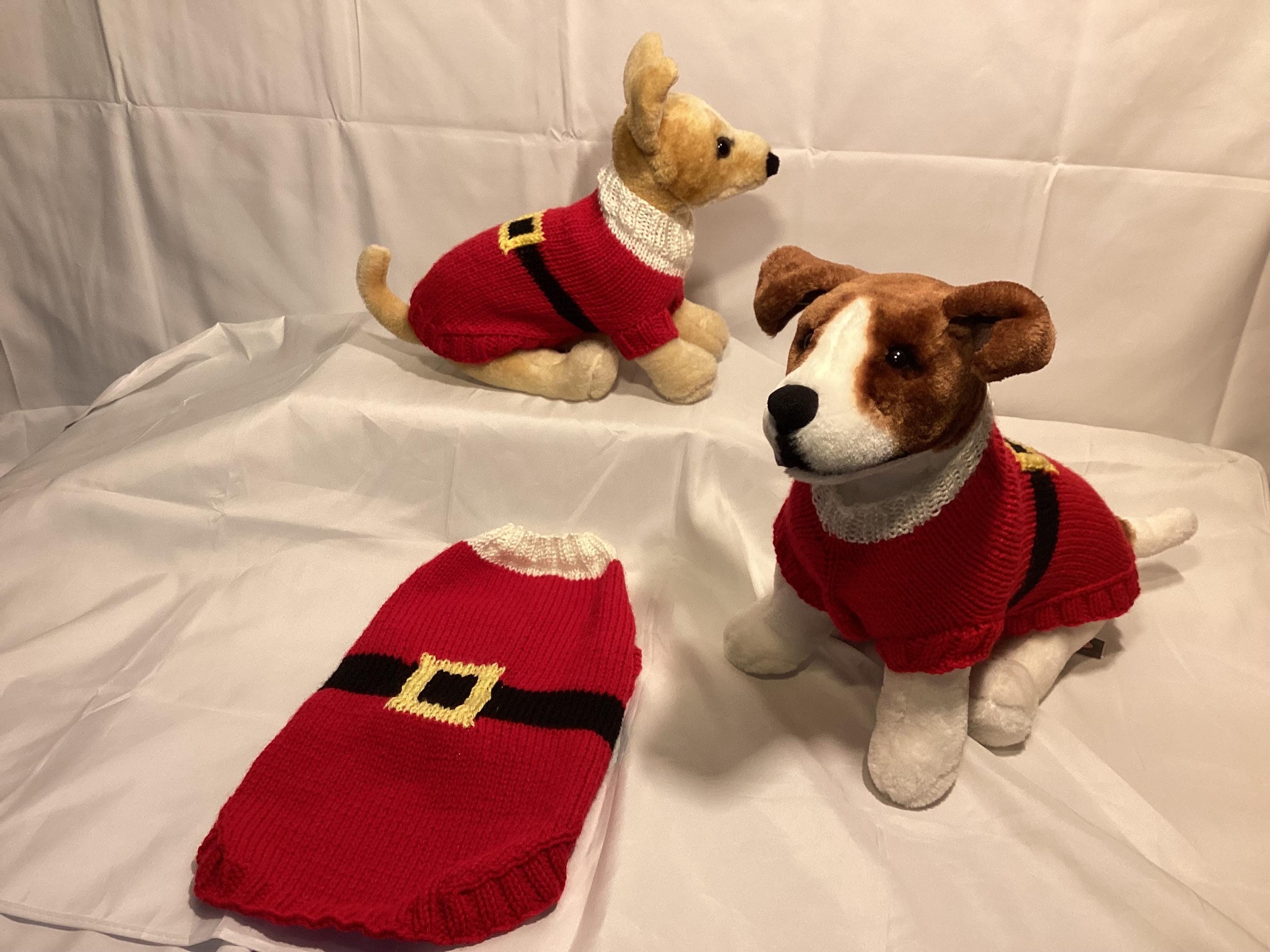 Dog (pet) Santa sweater