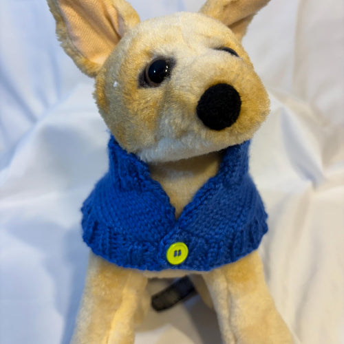 Dog (pet) buttoned sweater - X-Small 1-10 lbs