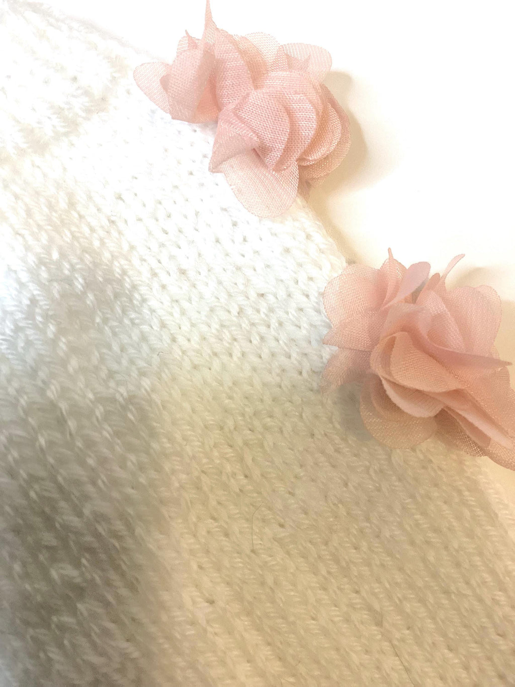 Dog (pet) sweater with flowers, X-Small (1-10 lbs)