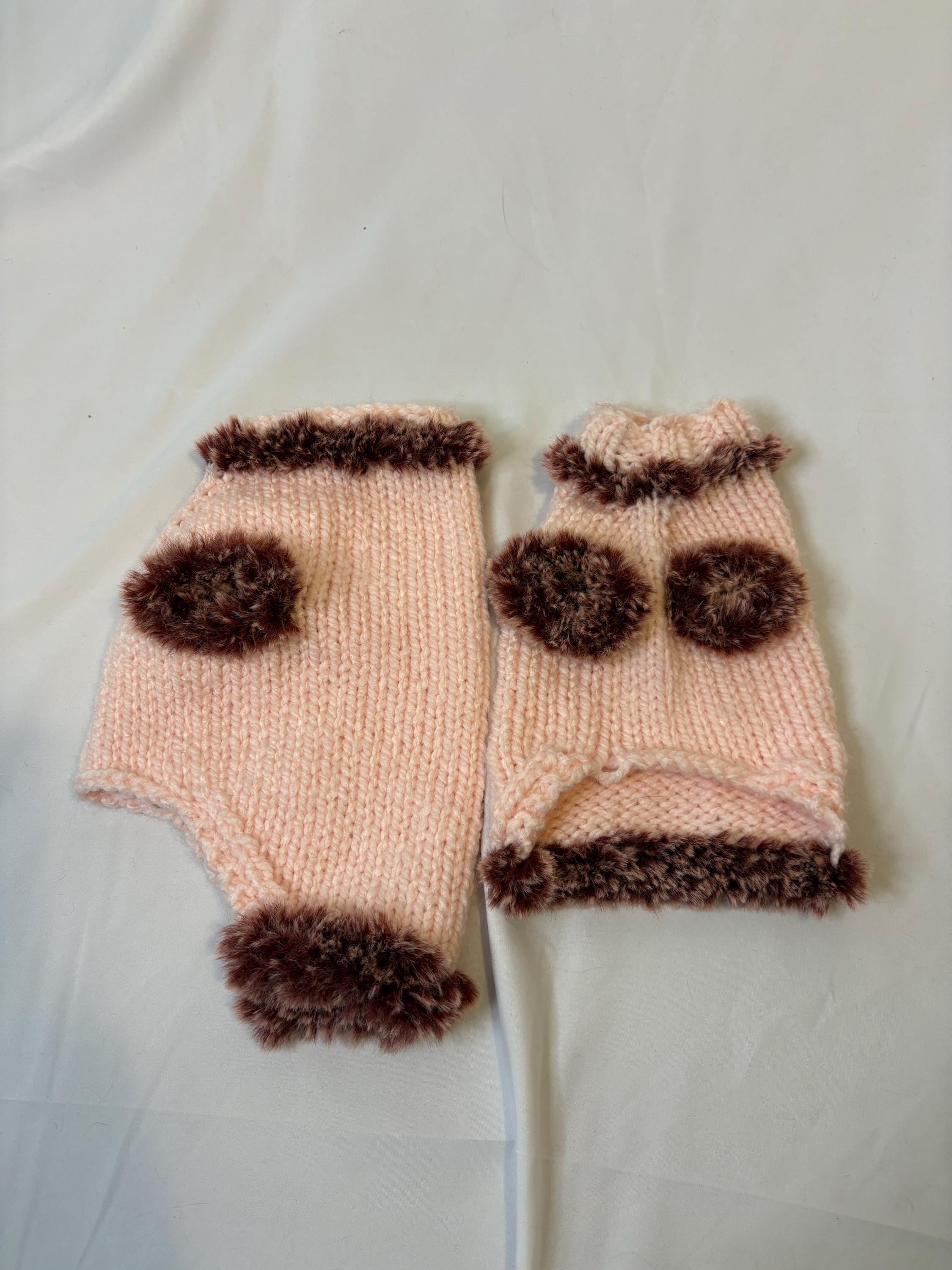 Dog (pet) Faux Fur sweater - X-Small, Small