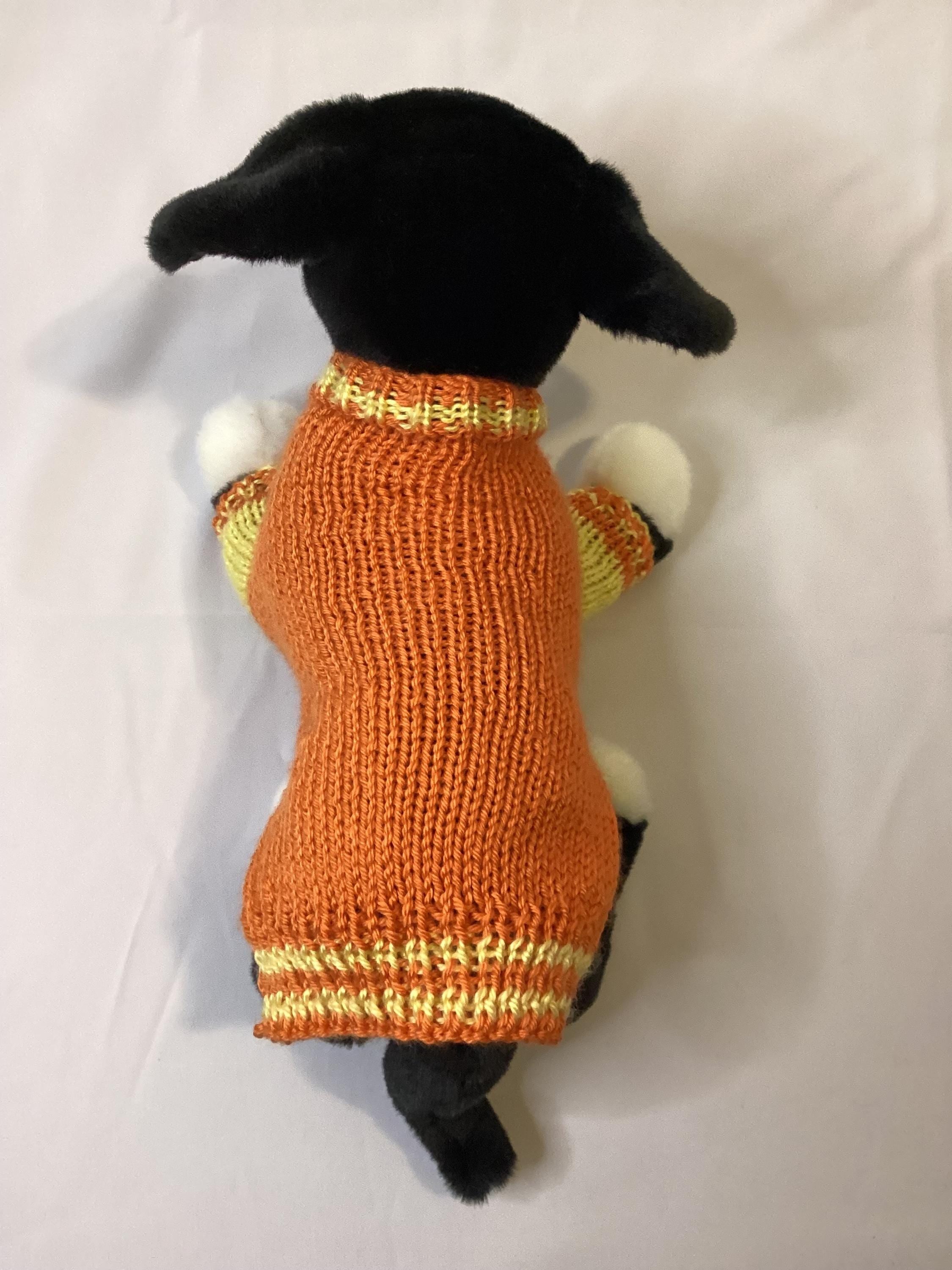 Dog (pet) Sweater with Long Sleeves, X-Small (1-10 lbs)