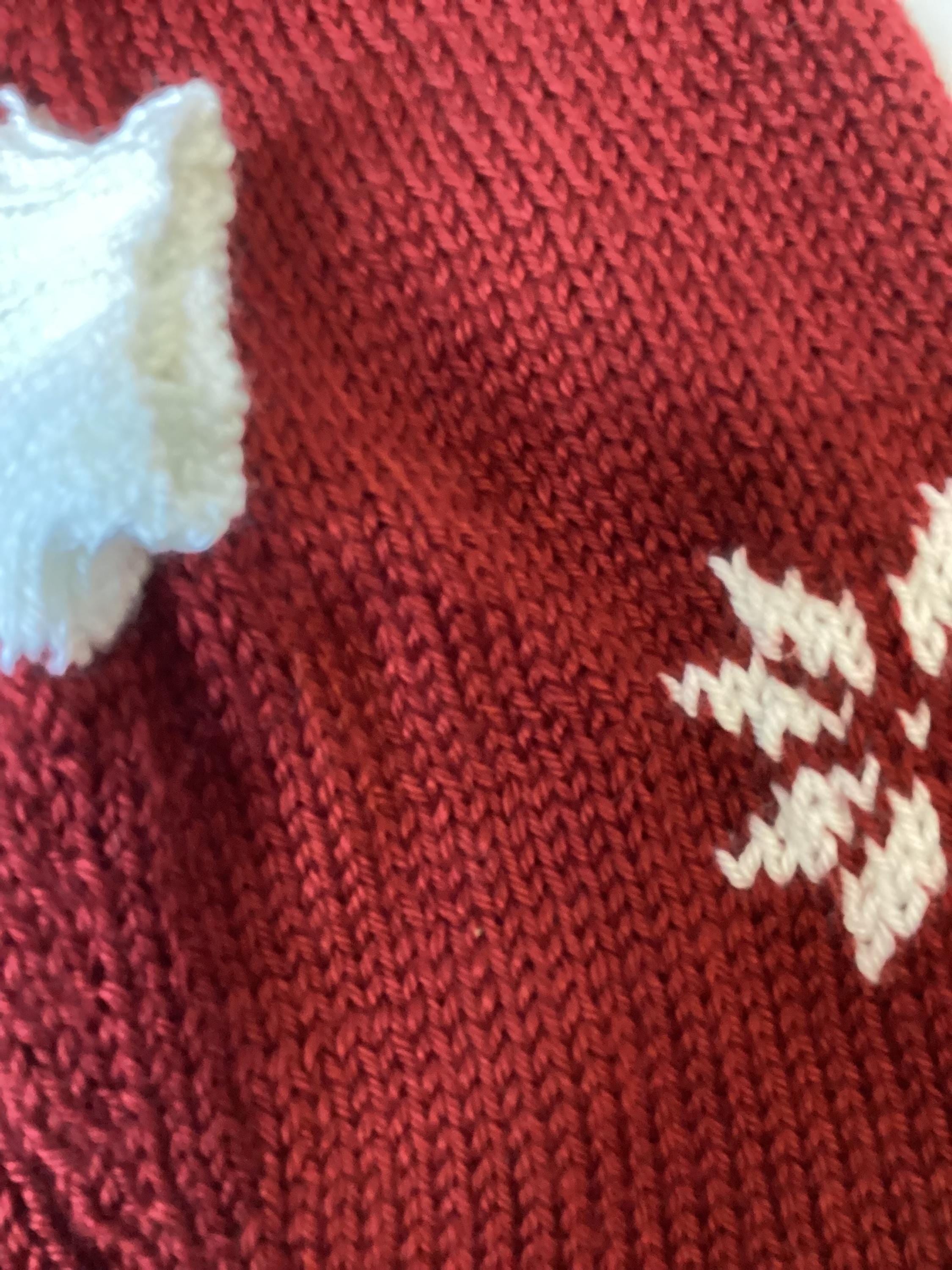 Dog (pet) Snowflake Sweater, Large (41-70 lbs)