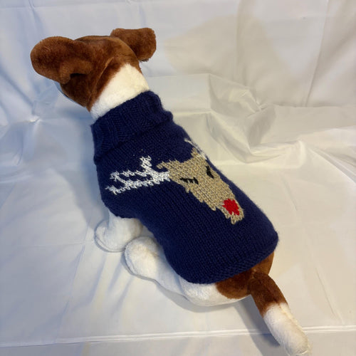 Dog (pet) reindeer sweater - Small 11-25 lbs