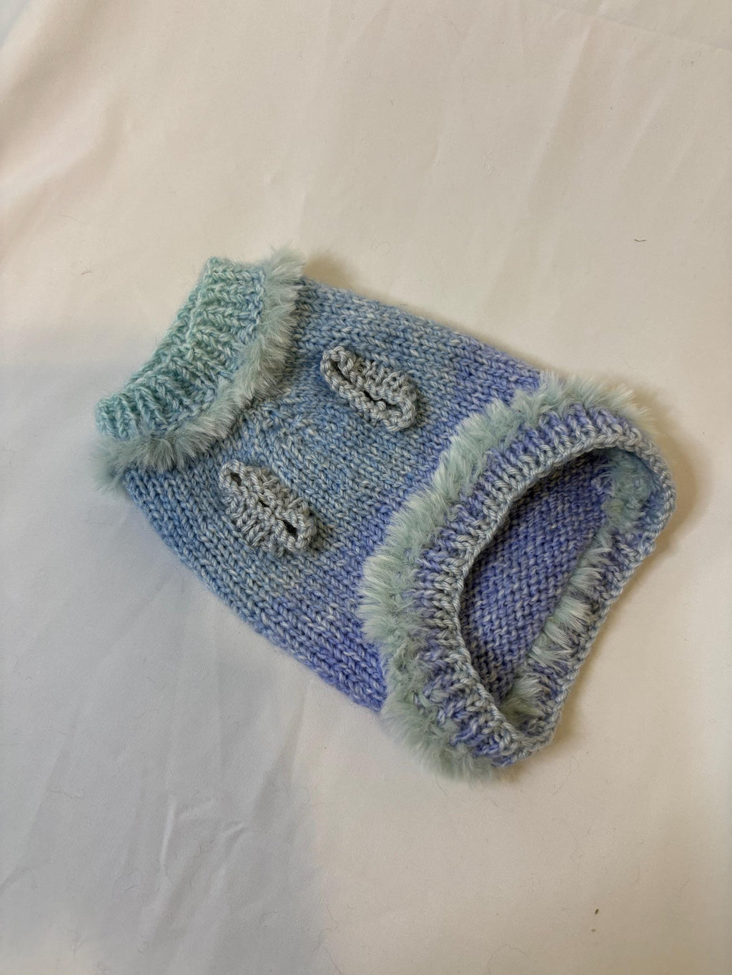 Dog (pet) Faux Fur sweater - X-Small 1-10 lbs