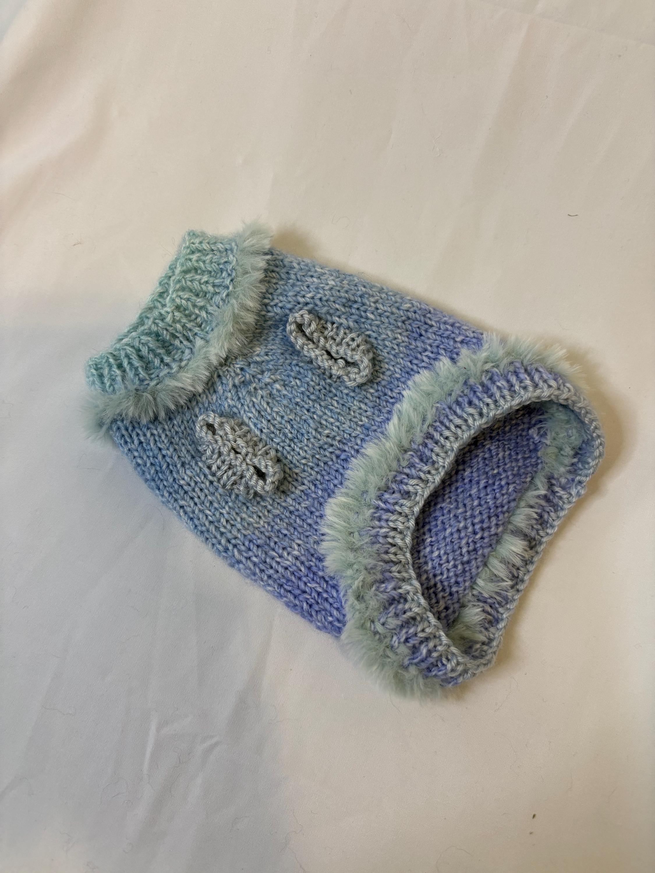 Dog (pet) Faux Fur sweater - X-Small 1-10 lbs
