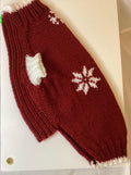 Dog (pet) Snowflake Sweater, Large (41-70 lbs)