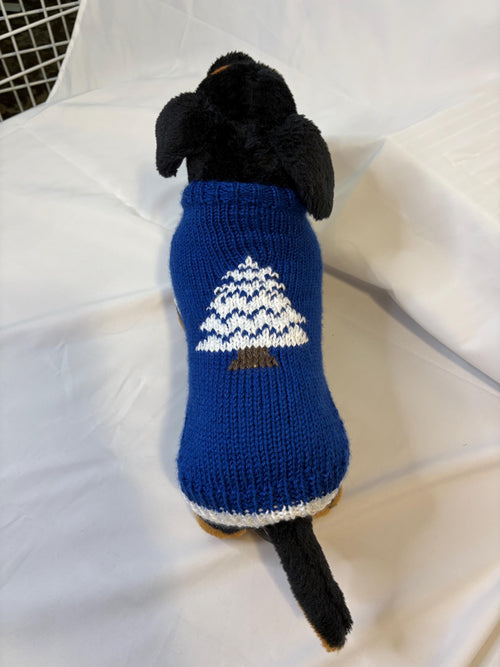 Dog (pet) Christmas tree sweater, Small (10-25 lbs)