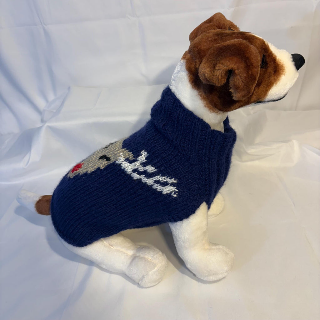 Dog (pet) reindeer sweater - Small 11-25 lbs